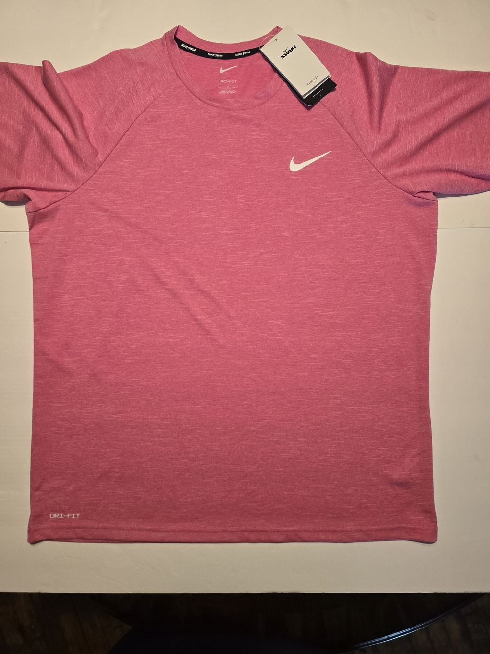 Nike Men’s Pink Dri-FIT Short Sleeve Tee